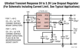 Ultrafast Transient Response, Low Dropout Regulators Adjustable and Fixed