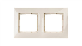 Simon 54 Premium Ramka Podwójna Kremowa /Do Karton-Gips/ Drk2/41