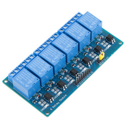 Moduł przekaźników 6 kanałów 5V