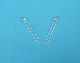 LED 3mm WHITE 3cd CLEAR WW