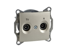 SEDNA Gniazdo antenowe R/TV (1dB) końcowe satyna SDN3301668 SCHNEIDER ELECTRIC