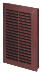 Kratka wentylacyjna 138x208mm brązowa uchwyt montażowy T26BR