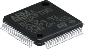 ARM Cortex M0 microcontroller, 32 bit, 48 MHz, LQFP-64, STM32F030RCT6TR