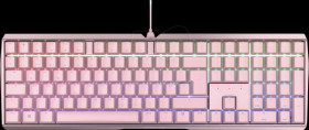 G80-3874LUADE-9 Gaming-Tastatur, USB, RGB, MX BLACK, pink, DE