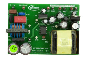 Płytka ewaluacyjna Infineon Przetwornica typu Flyback Zestaw uruchomieniowy Zasilacze pomocnicze, napędy przemysłowe