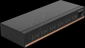 64070 HUB USB 2.0 Type-B socket to 12 x Serial RS-232 plug