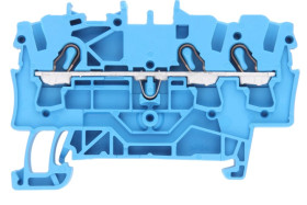 Złączka szynowa 3-przewodowa 2,5mm2 niebieska 2002-1304 TOPJOBS