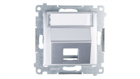 Simon 54 Pokrywa Gniazda Teleinformatycznego Pojedynczego Rj Skośna Z Polem...