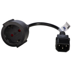 Adapter zasilający Akyga AK-PC-10A CCA CEE 7/4 / IEC C14 15 cm