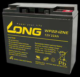 WP22-12NE Maintenance-free sealed lead-acid battery, 22 Ah, 12V, for cycle