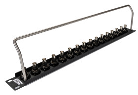 Panel krosowniczy BNC Stelaż o dużym obciążeniu 16-portowy