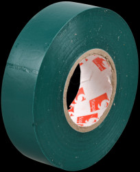 VDE insulating tape, 25 m, width: 19 mm, green