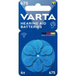 Zinc-air-button cell, PR44, 1.45 V, 24600, package with 6 pieces