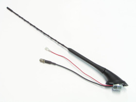 Antena samochodowa dachowa PRZÓD wtyk M10 + wzmacniacz