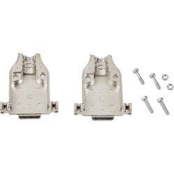 TE Connectivity 5745171-5 AMPLIMITE D-Sub Housing 9 Pins Metal Silver