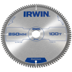 IRWIN® 1907779 Professional Aluminium Circular Saw Blade 250 x 30mm x 100T TCG