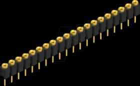 MK 01 20 G Socket, 1-row, 1 x 20 - 2.54 mm