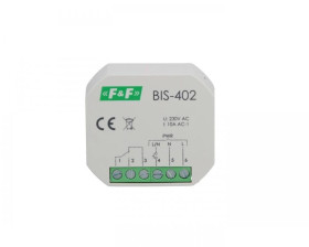 Przekaźnik impulsowy włącz-wyłącz podtynkowy 10A 230V AC 2Z BIS-402
