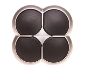 Napęd przycisku 4-ro pozycyjny 22mm czarny z samopowrotem M22-D4-S 279411