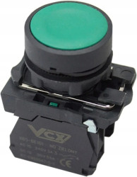 Przycisk pulpitowy zielony sterowniczy VCX XB5-AA35 1NO+1NC