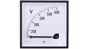 Woltomierz Analogowy 96X96 N Ip50 E616 600V Pozycja Pracy C3 K=90 St. Bez...