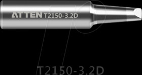 ST2150-3.2D Soldering tip, 3.2 mm, chisel-shaped, straight