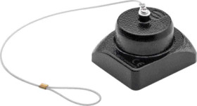 Cover cap, size SP1, die-cast aluminum, screw locking, IP65/IP68/IP69/IPx9, 09400115414