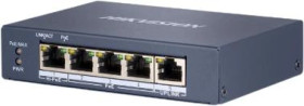 Switch PoE 4-portowy 1Gbps (niezarządzalny) DS-3E0505HP-E