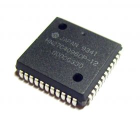 Pamięć EPROM 27C4096 PLCC44 (OTP) Hitachi (zam. 27C240/4002) 120ns