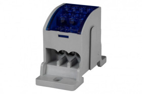 Blok rozdzielczy LKN 80A (3x16 - 4x6) Al/Cu- niebieski