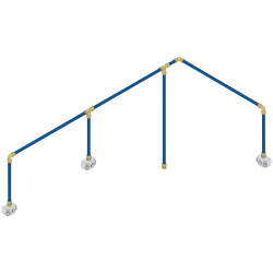 Sealey SBAKIT3 SharkBite 18m 3-Drop Air Supply System Kit
