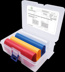 1905CA059 Akku-Schrumpfschlauch-Set 2:1, Flachmaß 125 mm, 4 teilig