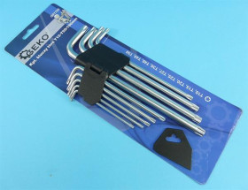 KLUCZE IMBUSOWE 9-SZT T10-T15-T30 TORX