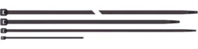 Cable tie, PA, (L x W) 370 x 3.6 mm, bundle-Ø 102 mm, black, UV resistant, -40 to 110 °C, 01860242010