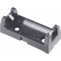 Keystone 1029 Battery Tray 1x 2/3 AA 43x18x15mm Through-Hole