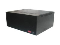 T308 Obudowa metalowa T-308 wymiary: 300 x 120 x 240 mm - czarna - wentylacja