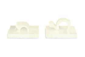 HellermannTyton Spinka do kabli 3 mm Samoprzylepny materiał: Nylon 66 Naturalny