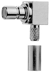 SMB plug 50 Ω, RD-316, angled, 100024862
