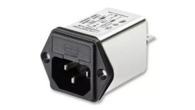 Złącze Zasilające Ac Męskie 4A 250Vac C14 (E) 1Mh Fn261-4-06