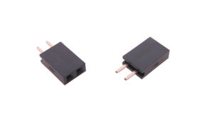 Gniazdo 1x2pin, proste, rozstaw 2.54mm Pbf goldpin