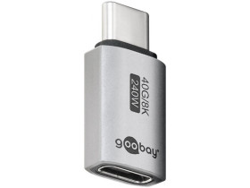 Adapter USB-C prosty, USB4 Wtyk USB-C USB-C-gniazdo