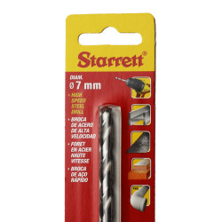 Wiertło Ø: 7mm dł: 109 mm HSS 130° Starrett Wiertło kręte