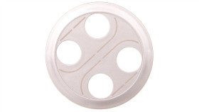 Celiane Plakietka Do Gniazda Głośnikowego Bananowego Podwójnego Tytan 068532