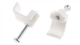 Spinka Do Kabli Prostokątna Obejma Do Kabli, Materiał: Pe, 9.8 X 10 X 10Mm,...