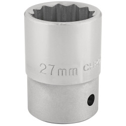 Draper Expert 16696 3/4&quot; Sq. Dr. 12 Point Socket (27mm)