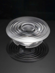 Soczewka LED punktowa 69.8 Dia. x 24.8mm, D 69.8mm, kąt widzenia 25°, do użytku z Oświetlenie w kabinie