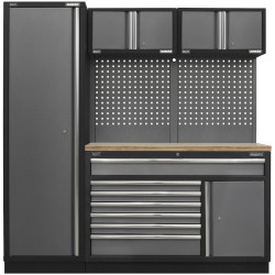 Sealey APMSSTACK10W Superline Pro 1.96m Storage System - Pressed Wood Worktop