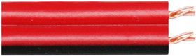 Speaker cable, black wire marking, 2-wire, 1.5 mm², unshielded, red, BYB-5-94F512