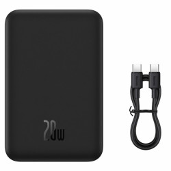 POWERBANK BASEUS 20000mAh 20W Magnetic Mini + Kabel USB-C/USB-C