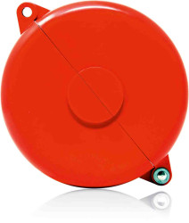 Blokada Blokada zasuwy RS PRO rozmiar mocowania 165mm Czerwony zamki: 1